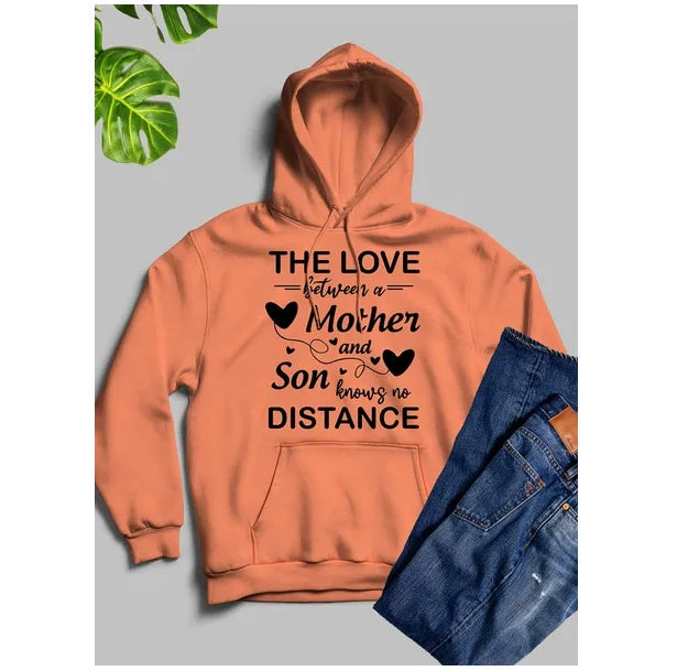 The Love Between A Mother And Son Knows No Distance Hoodie