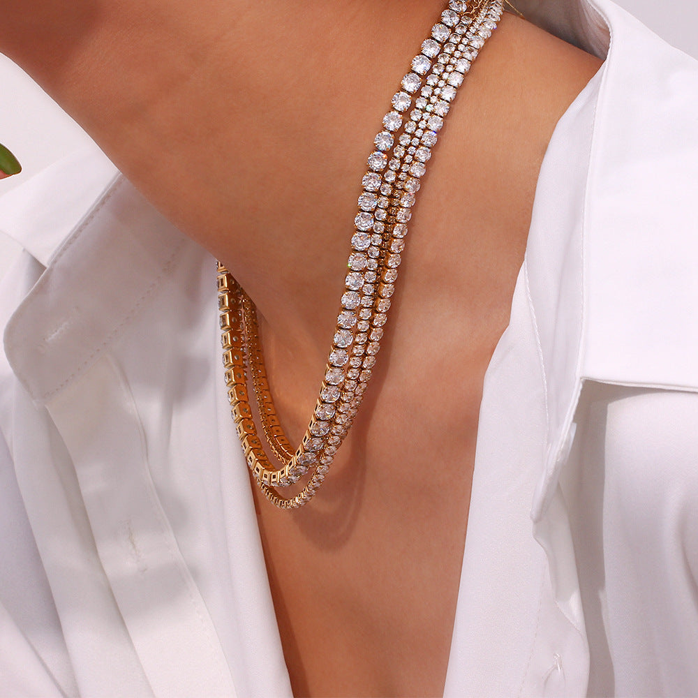 Stainless Steel Fashion Simple Bracelet Necklace Ornament