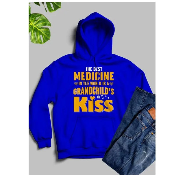 The Best Medicine In The World Is A Grandchild's Kiss Hoodie