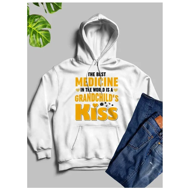 The Best Medicine In The World Is A Grandchild's Kiss Hoodie