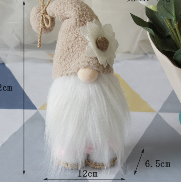 Bee Festival Flower Butterfly Long Legs Faceless Doll