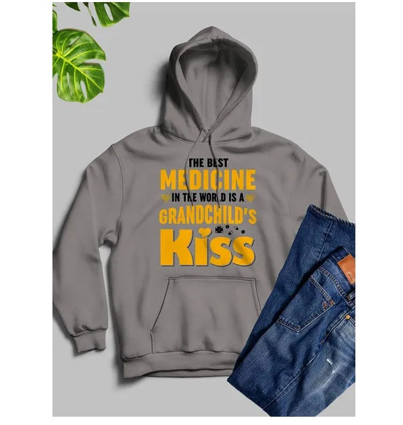 The Best Medicine In The World Is A Grandchild's Kiss Hoodie